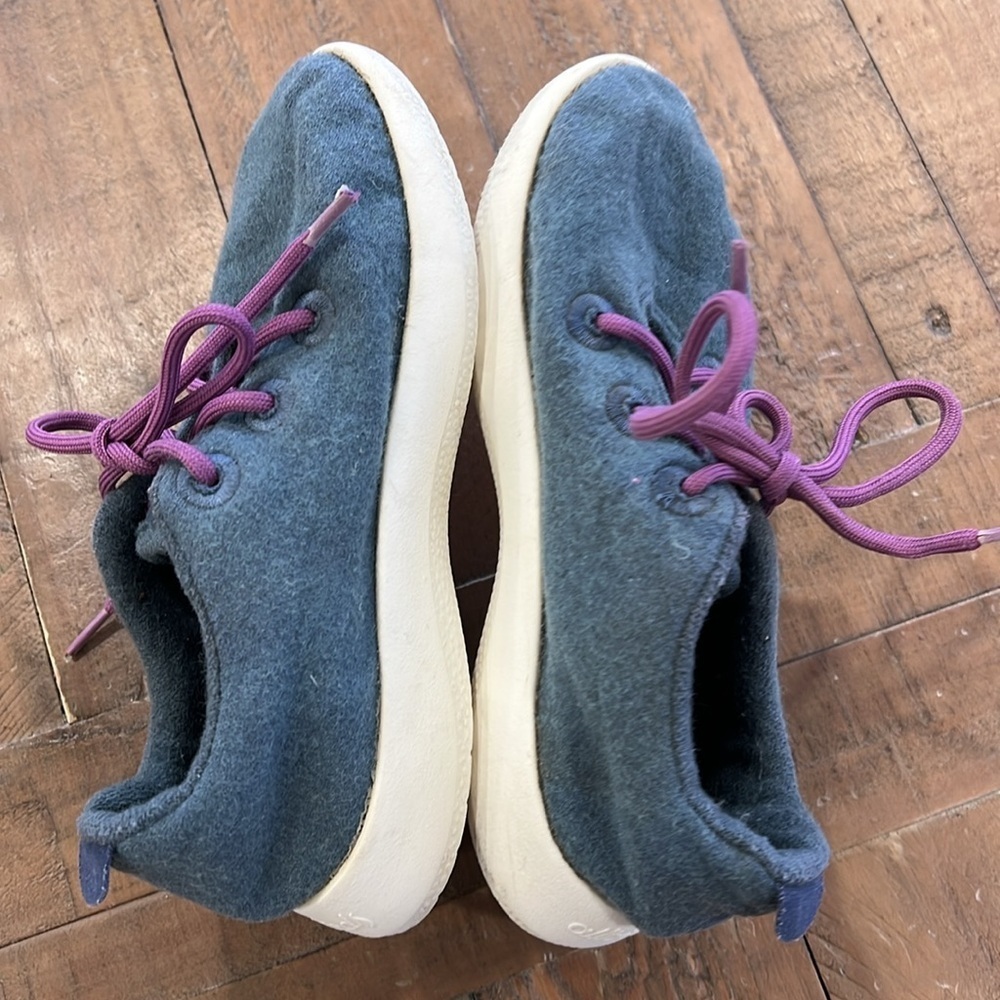 Allbirds gray wool runner tennis shoes sneakers - Picture 4 of 8